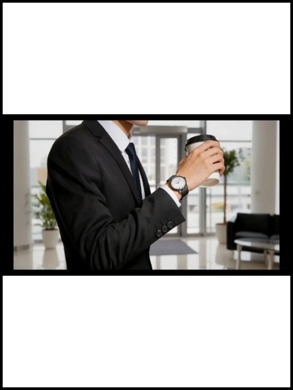 Men's Thin Analog Quartz Watch Stainless Steel Mesh Band Minimalist